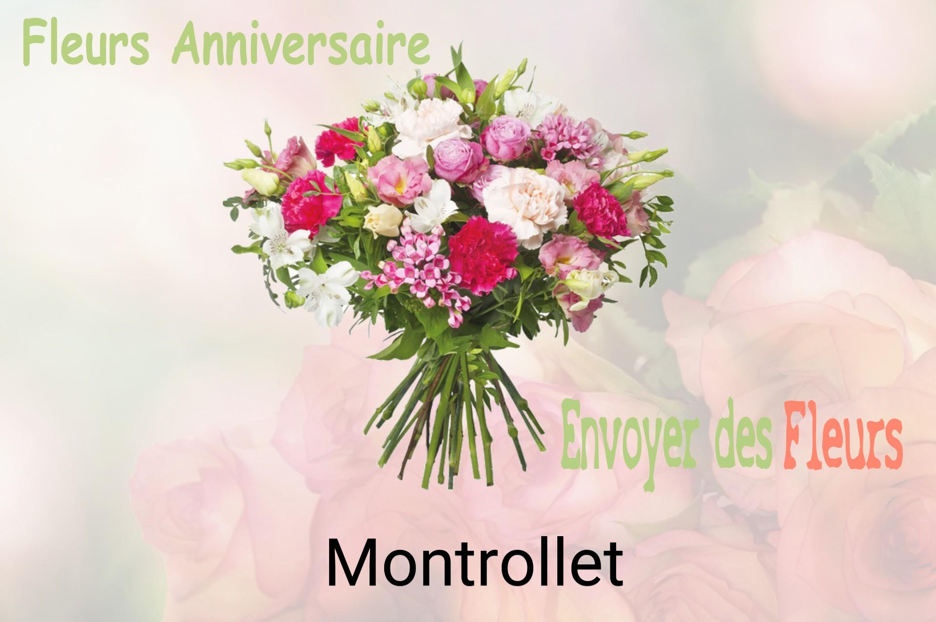 Bouquet de fleurs d’anniversaire livré à Montrollet